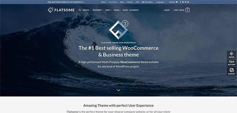 wordpress theme flatsome